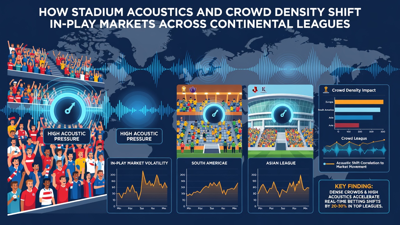 Dense crowd sections impacting match atmosphere and live betting dynamics